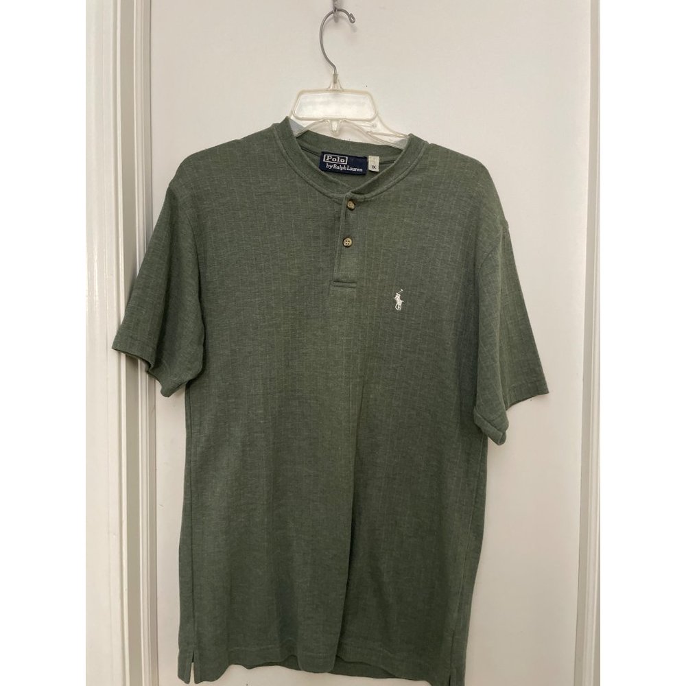 Polo‎ men short selves shirt.size 1x size green color